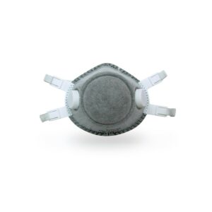 31100 - Mascarilla desechable Safetop FFP2 NR preformada con dos válvulas y carbón activo