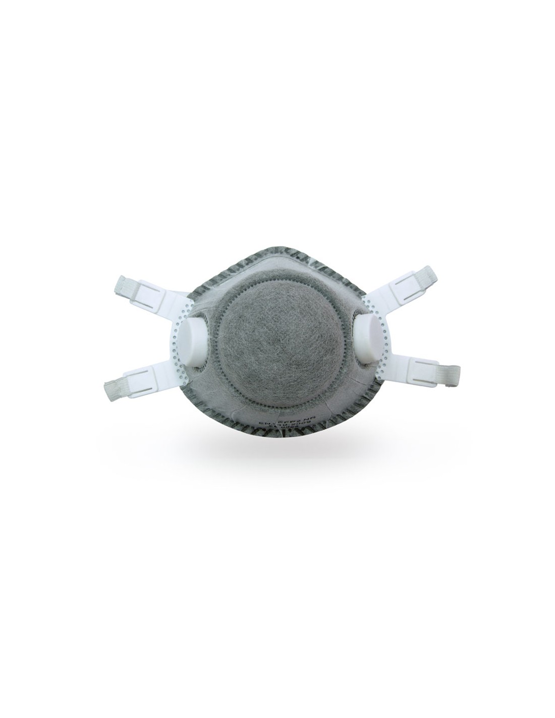 31100 - Mascarilla desechable Safetop FFP2 NR preformada con dos válvulas y carbón activo